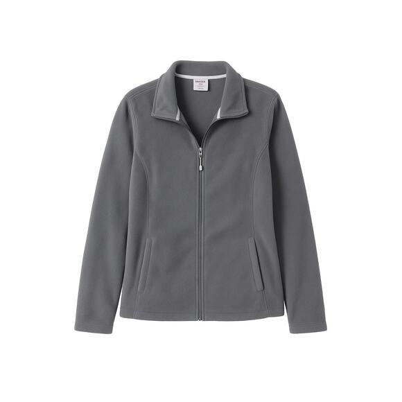Danskin Now Women’s Grey Full Zip Fleece Jacket Size XL - Picture 1 of 3